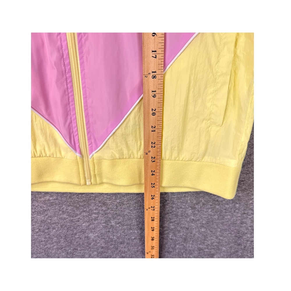 Pink Dolphin Colorblock Windbreaker Blue Pink Yellow Rare Ghost Zip Mens Size S - Picture 10 of 16